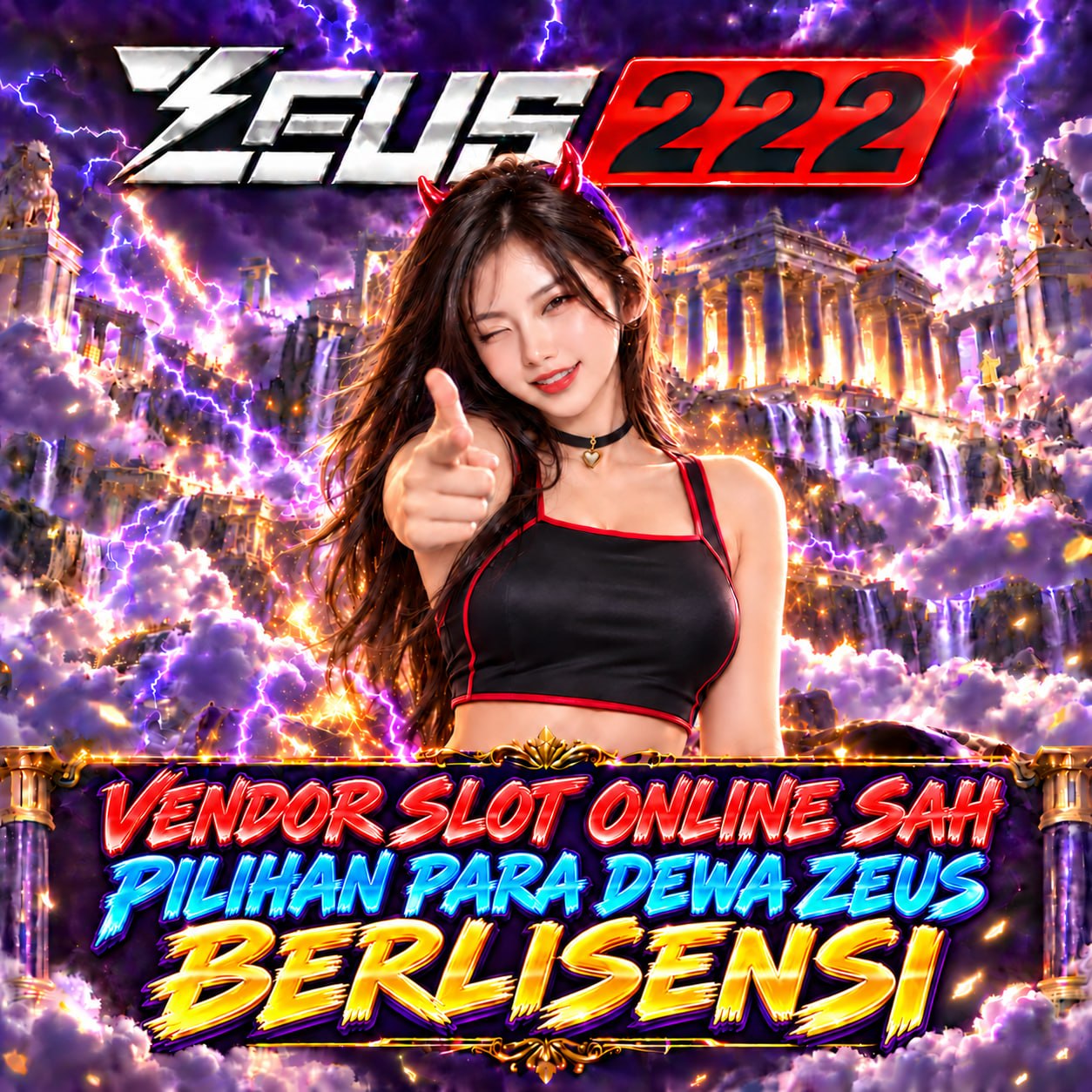 Zeus Olympus Slot Bet 200 Tampak Depan 